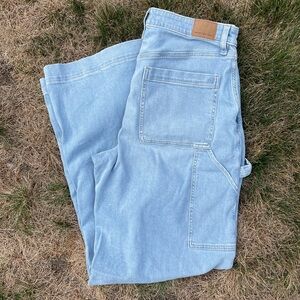 AE Dreamy Drape Stretch Super High-Waisted Baggy Wide-Leg Jean